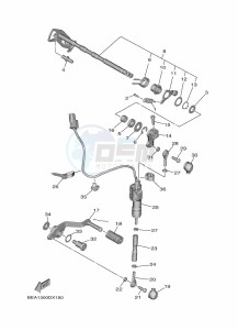 XSR900 MTM890-U (BMS1) drawing SHIFT SHAFT