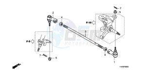 TRX400XD TRX400XD Australia - (U) drawing TIE ROD