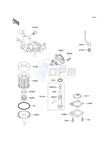 EX 250 F [NINJA 250R] (F15-F19) [NINJA 250R] drawing OIL PUMP_OIL FILTER