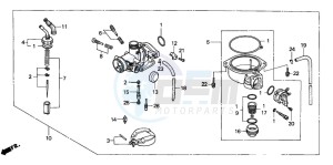 C50SW drawing CARBURETOR