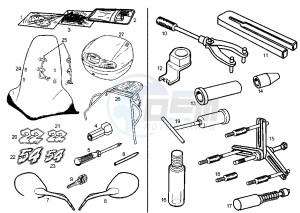 PREDATOR LC - 50 cc drawing WORKSHOP SERVICE TOOLS