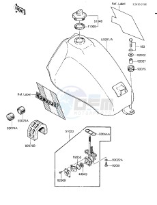 KLT 160 A [KLT160] (A1) [KLT160] drawing FUEL TANK