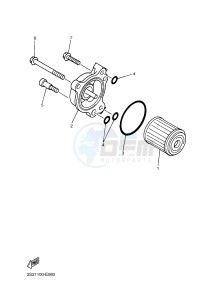 WR450F (1DXA) drawing OIL CLEANER