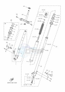 XTZ690 TENERE 700 (BNW1) drawing FRONT FORK