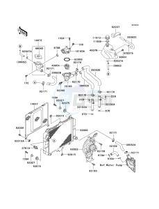 EX 500 D [NINJA 500R] (D6F-D9F) D6F drawing RADIATOR