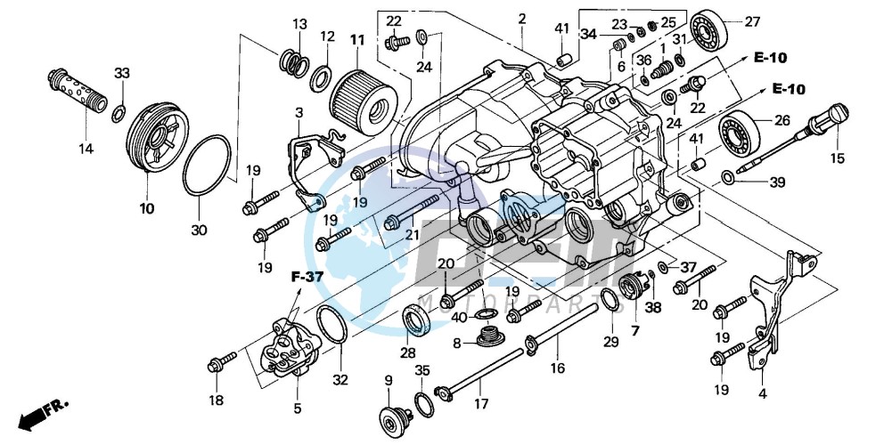 FRONT CRANKCASE COVER