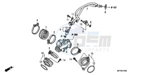 VT1300CXAB drawing INTAKE MANIFOLD/INJECTOR