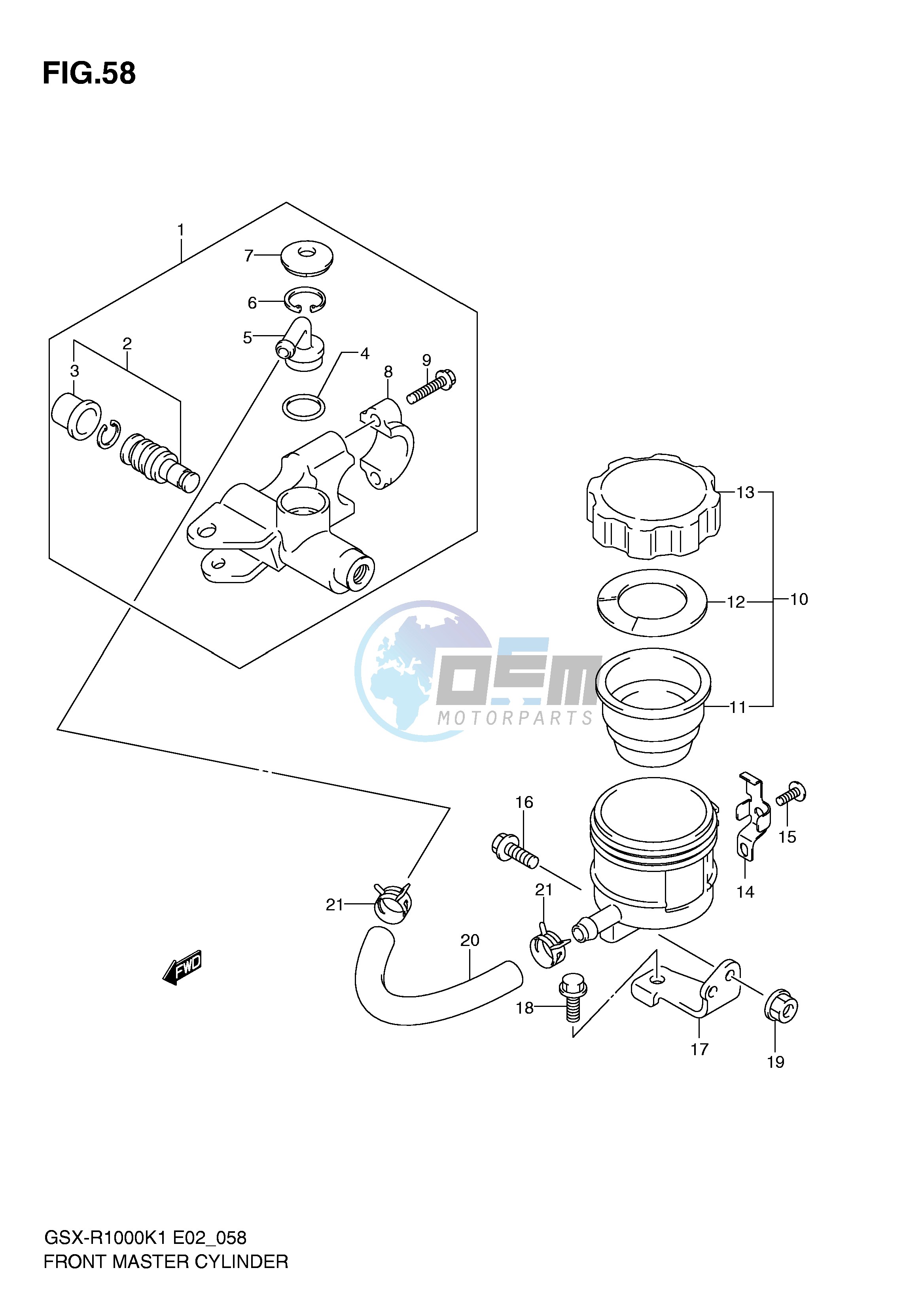 FRONT MASTER CYLINDER