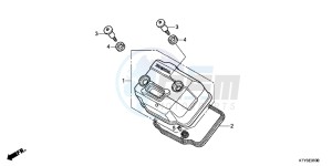 CBR125RSD CBR125RS UK - (E) drawing CYLINDER HEAD COVER