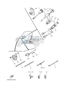 YXM700E YXM70VPXG VIKING EPS (B423) drawing ELECTRICAL 2