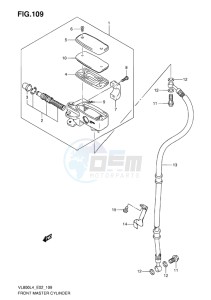 VL800C INTRUDER EU drawing FRONT MASTER CYLINDER