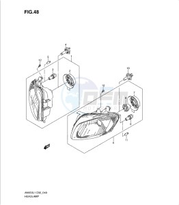 AN650 drawing HEADLAMP (AN650AL1 E19)