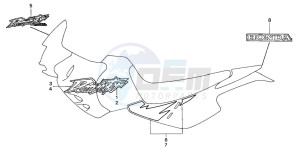 NX650 500 DOMINATOR drawing MARK