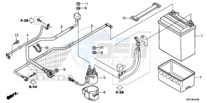 TRX420FA5F TRX420F Europe Direct - (ED) drawing BATTERY