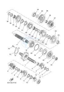 MTT690P-AB MT-07 TRACER TRACER 700 (B7K1 B7K1 B7K1 B7K1) drawing TRANSMISSION