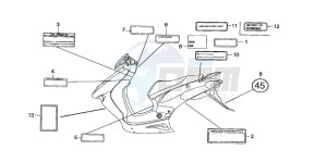 SZX50X X8R-X drawing CAUTION LABEL