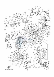 MWS125-C TRICITY 125 (BCS5) drawing LEG SHIELD