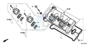 CBR600FB drawing CYLINDER HEAD COVER