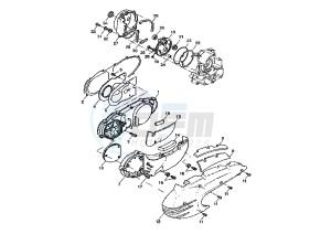 XQ MAXSTER 150 drawing CRANKCASE COVER