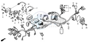 CBF500A drawing WIRE HARNESS