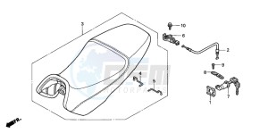 CB1100SF drawing SEAT