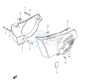 TS185ER (E1) drawing FRAME COVER (TS185ERT)