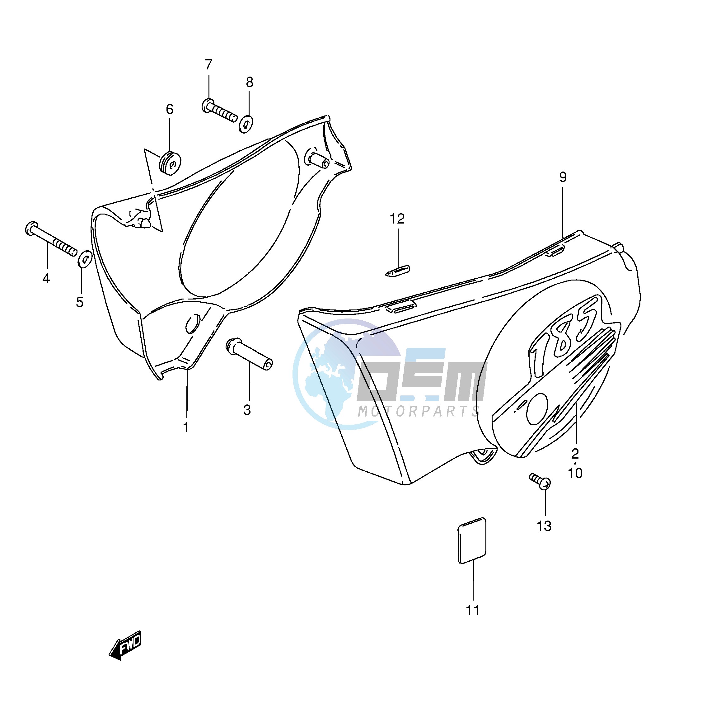 FRAME COVER (TS185ERT)