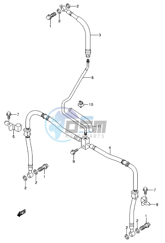 FRONT BRAKE HOSE