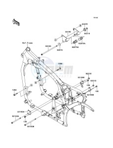 VN900 CLASSIC VN900BDFA GB XX (EU ME A(FRICA) drawing Engine Mount