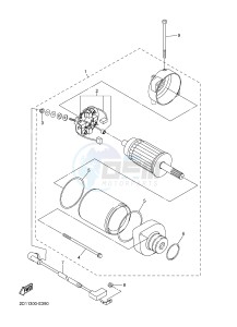 FZ1-S FZ1 FAZER 1000 (2DV6) drawing STARTING MOTOR