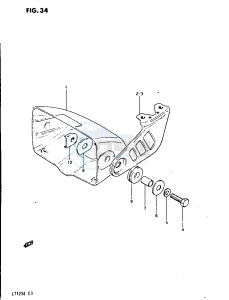 LT125 (E3) drawing HEADLAMP HOUSING