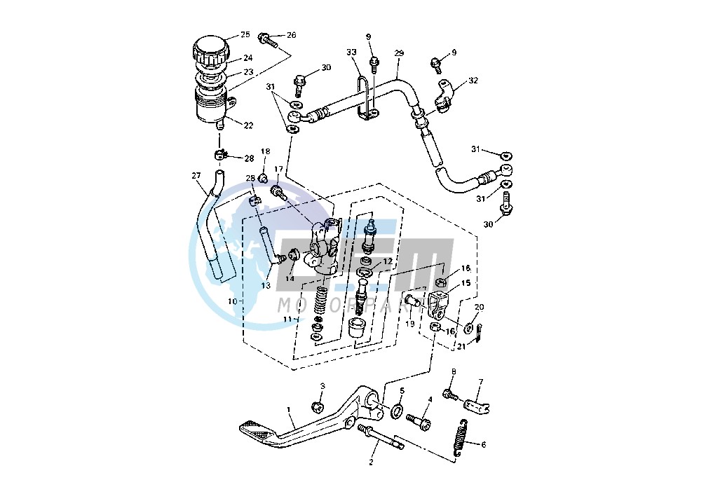 REAR MASTER CYLINDER