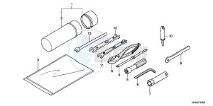 TRX420TMB TRX420 ED drawing TOOLS