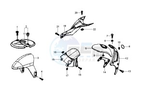 NRG POWER DT 50 drawing Mudguard