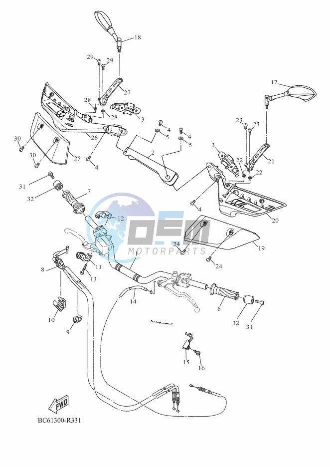 STEERING HANDLE & CABLE