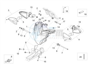 DORSODURO 900 E4 ABS (APAC) drawing Front lights