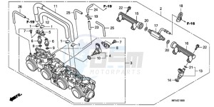 CBF1000A9 Europe Direct - (ED) drawing THROTTLE BODY