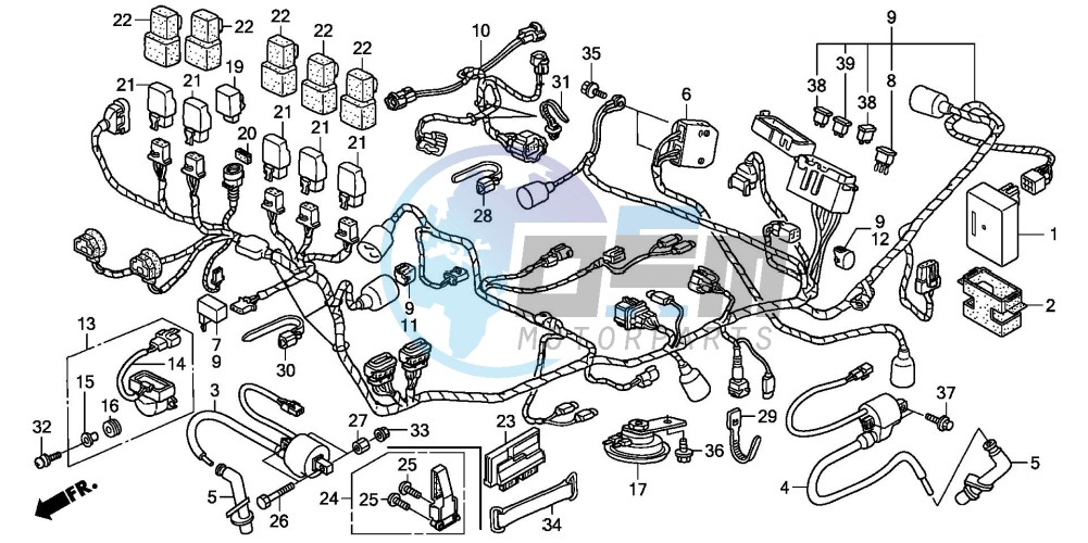 WIRE HARNESS (XL1000V)