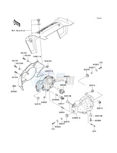 KVF 650 G [BRUTE FORCE 650 4X4I HARDWOODS GREEN HD] (G6F-G9F) G7F drawing HEADLIGHT-- S- -