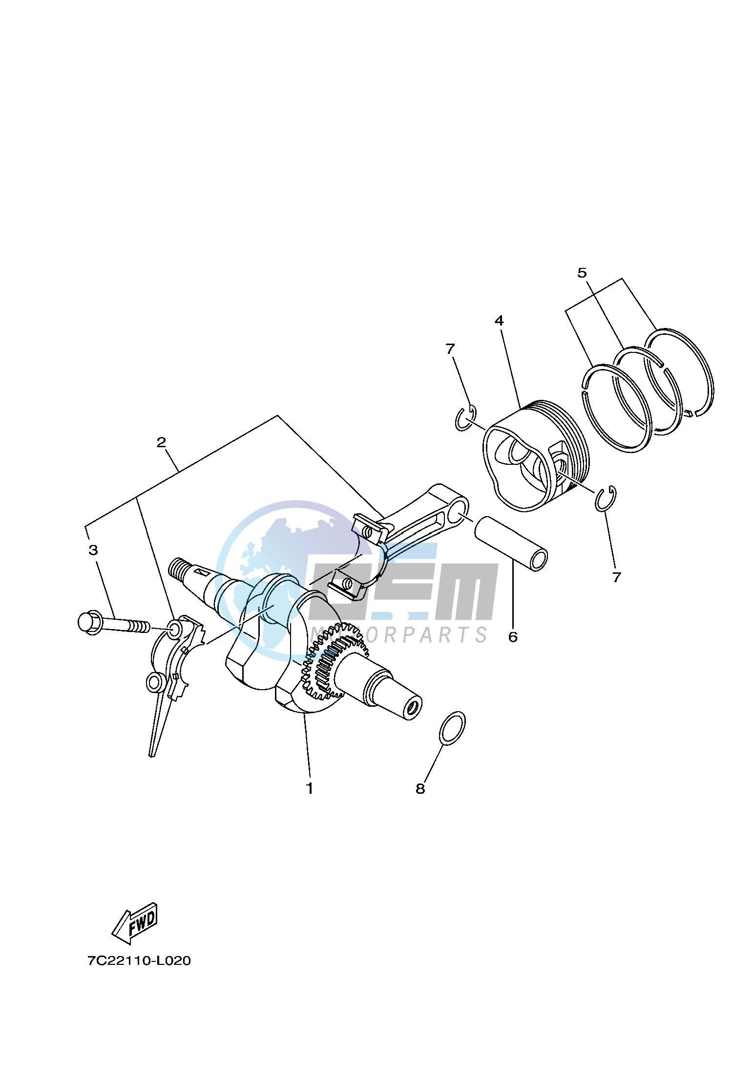 CRANKSHAFT & PISTON