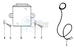 ELYSEO - 100 cc drawing ELECTRONIC ANTITHEFT