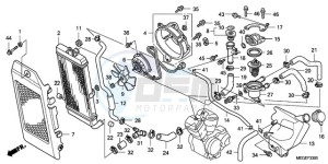 VT750C9 Australia - (U / MME) drawing RADIATOR