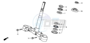 NSS250 drawing STEERING STEM