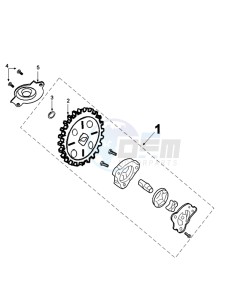 TWEET 125 V PRO drawing OIL PUMP