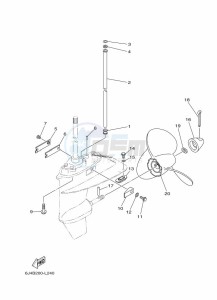 E40GMHS drawing LOWER-CASING-x-DRIVE-4