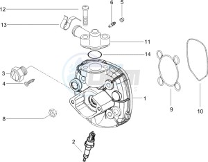 Runner 50 Pure Jet (UK) UK drawing Cylinder head cover