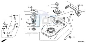 SH300C drawing FUEL TANK