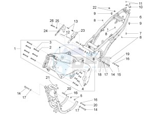 RS4 125 4T drawing Frame