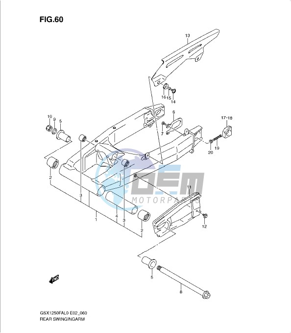 REAR SWINGING ARM