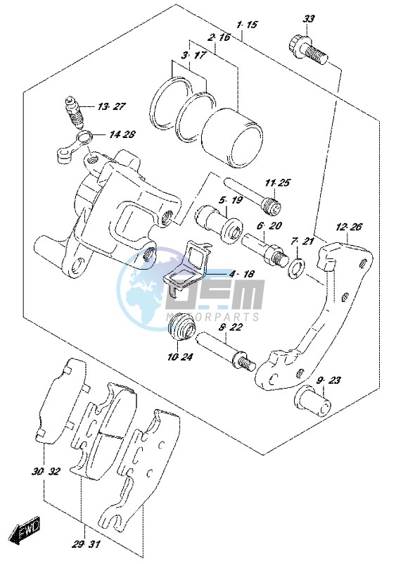 FRONT CALIPER